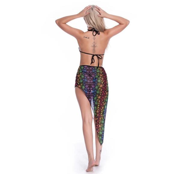 🦋B2G1🦋MIDNIGHT BALLERINA Rainbow Pot 3 Pc Festival Set Swim/Dance Wear - Picture 3 of 4